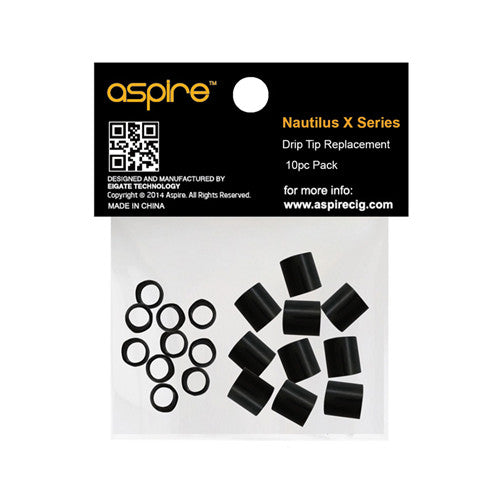 Aspire Nautilus X Replacement Drip Tips | 10 Pack