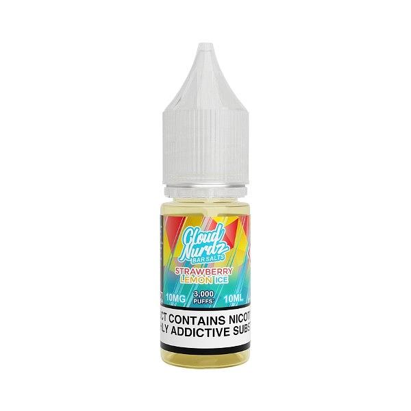 Cloud Nurdz - Ice Strawberry Lemon 10ml (Nic Salt) 10MG 10ml