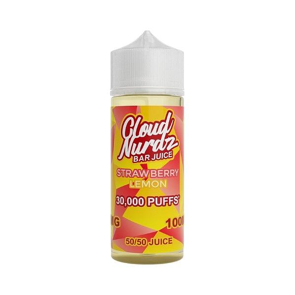 Cloud Nurdz - Strawberry Lemon 100ml (Shortfill) 0MG 100ml