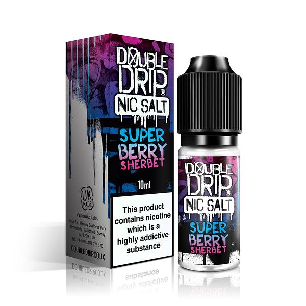 Double Drip - Super Berry Sherbet 10ml (Nic Salt)