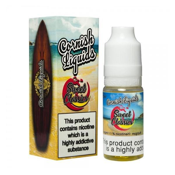 Cornish Liquids - 50/50 Freebase - Sweet Classics