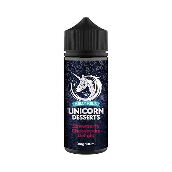 Kelly Kel's Unicorn Desserts - Strawberry Cheesecake Delight 100ml (Shortfill)