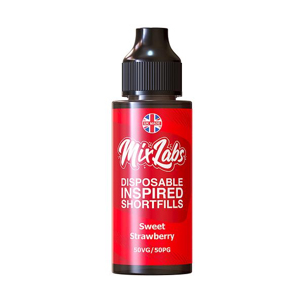 Mix Labs - 100ml Shortfill - Sweet Strawberry