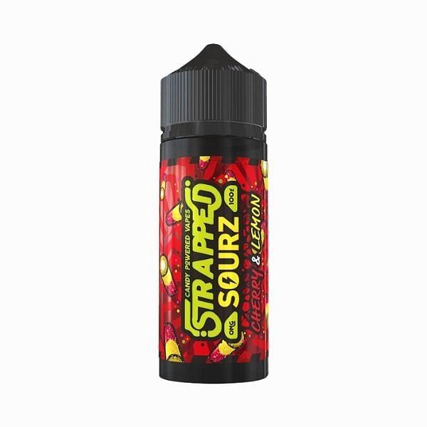 Strapped Sourz - Cherry & Lemon 100ml (Shortfill)