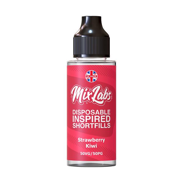 Mix Labs - 100ml Shortfill - Strawberry Kiwi