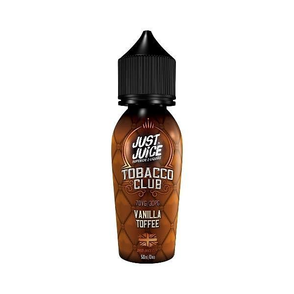 Just Juice Tobacco Club - Vanilla Toffee 50ml (Shortfill)