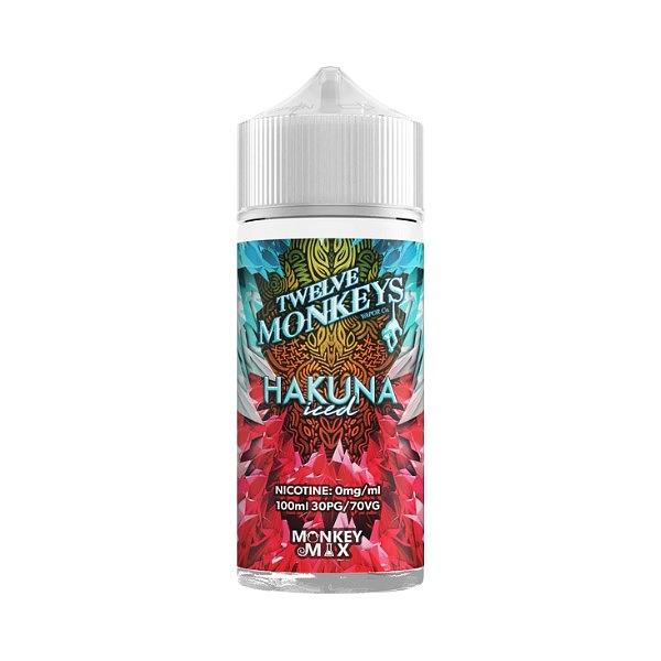 Twelve Monkeys: Ice Age - Hakuna Iced 100ml (Shortfill) 0MG 100ml