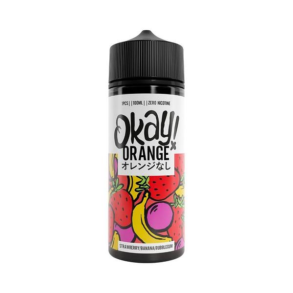 Okay! Orange - Strawberry Banana Bubblegum 100ml (Shortfill)