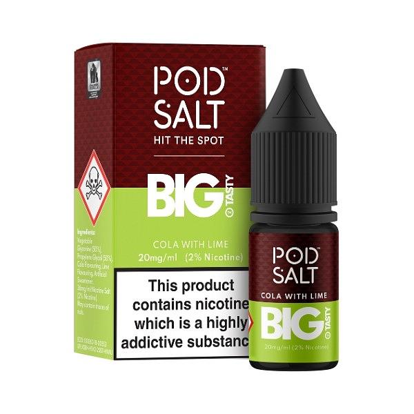 Pod Salt Fusion -  Cola with Lime 10ml (Nic Salt) 11MG 10ml