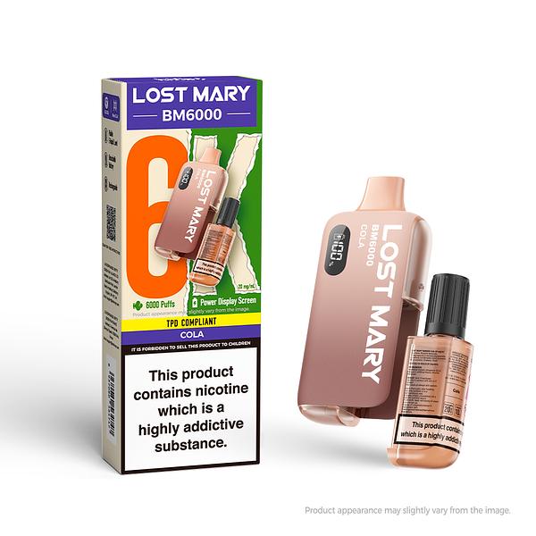 Lost Mary BM6000 Rechargeable Pod - Cola [20MG]