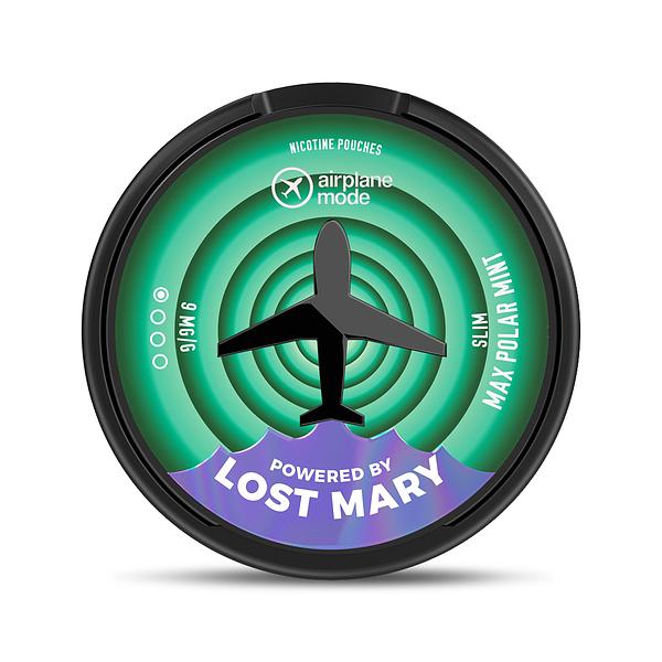 Airplane Mode (Powered By Lost Mary) Max Polar Mint Nicotine Pouch [09mg]