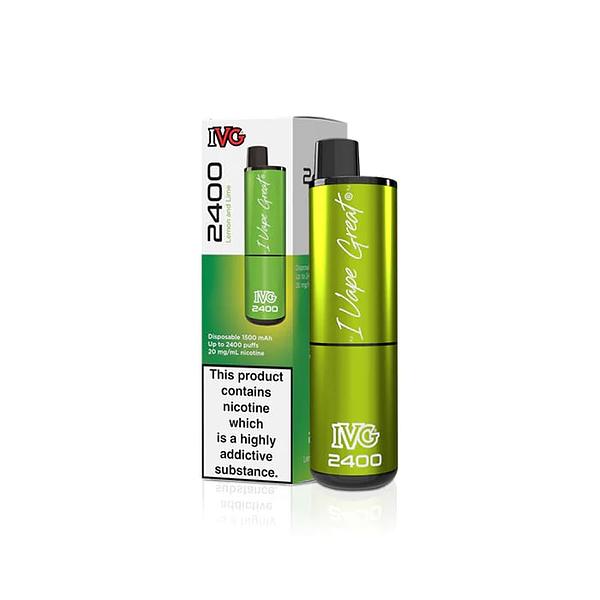 IVG 2400 Disposable Pod - Lemon and Lime