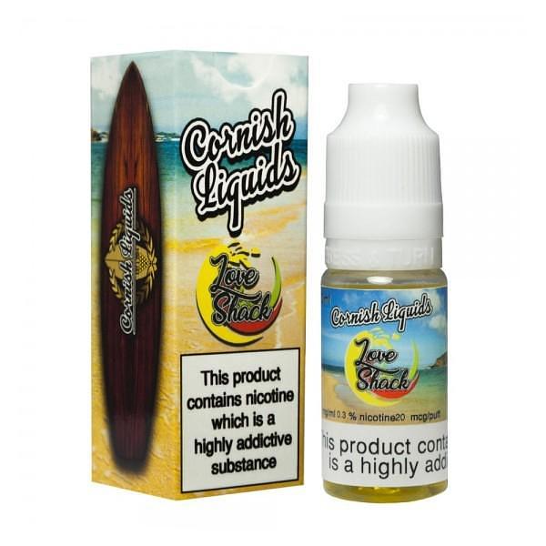 Cornish Liquids - 50/50 Freebase - Love Shack